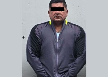 Autoridades capitalinas agarran al Terry, de la banda criminal Los Mal Portados. AMEXI