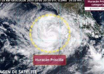 Priscilla ya es huracán categoría 1