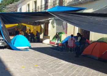 La CNTE colapsa el Centro Histórico de Oaxaca por paro de labores