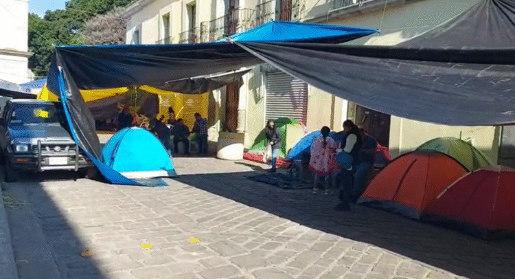 La CNTE colapsa el Centro Histórico de Oaxaca por paro de labores
