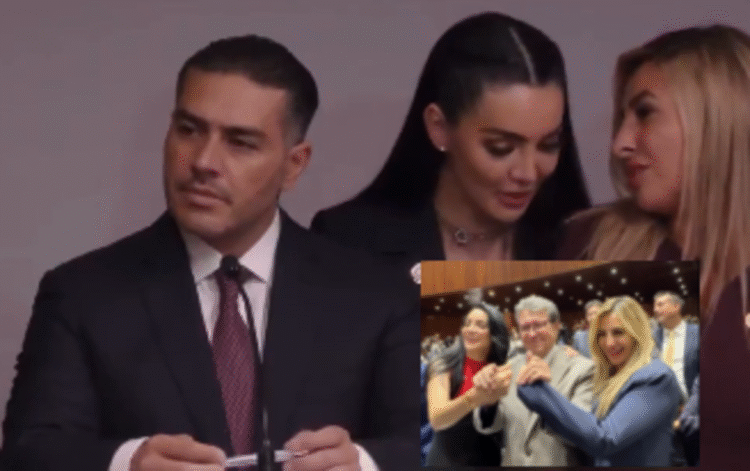 Otra de diputados: Monreal llama “Batichicas” a legisladoras que forcejearon por estar junto a García Harfuch