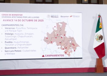 Hay 13 mil 377 viviendas afectadas y 92% de avance en restablecimiento eléctrico: Sheinbaum