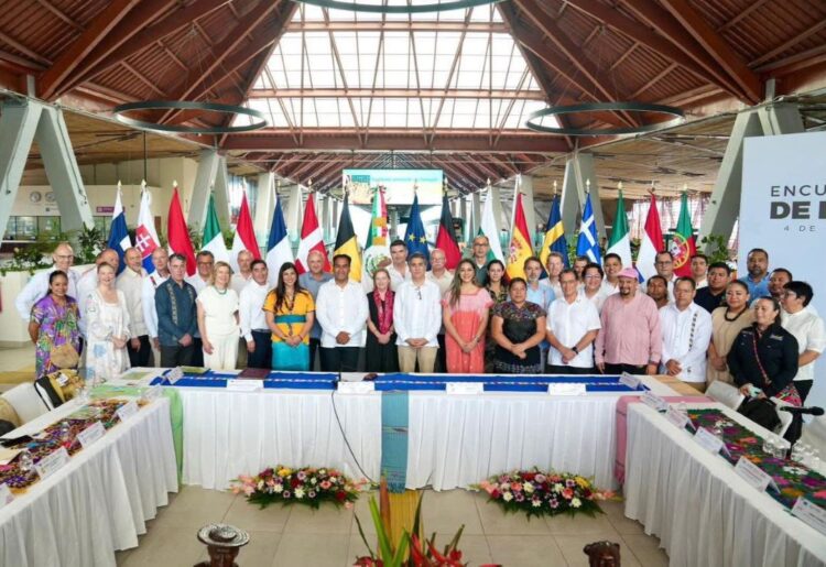 Diplomáticos europeos sostienen encuentro con Gobierno de Chiapas. AMEXI.