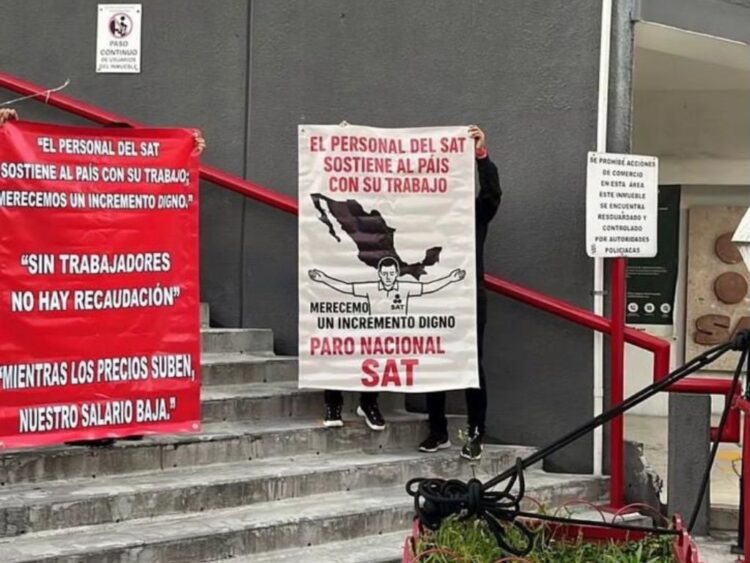 más oficinas de suman al paro en el SAT