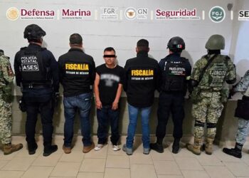 Detienen a Néstor “N” está ligado a un grupo criminal que opera en Malinalco. AMEXI Foto Gabinete de Seguridad