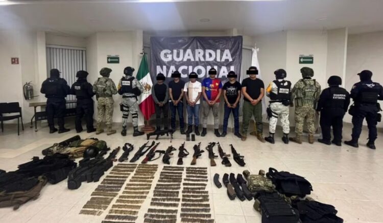 Detienen en Chiapas a seis presuntos integrantes del Cártel de Sinaloa