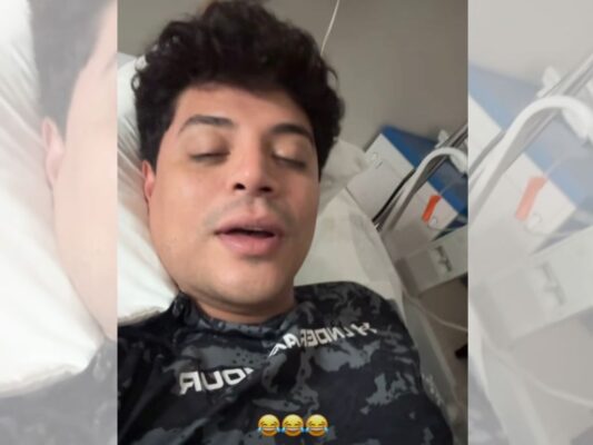 Eduin Caz desde el hospital 