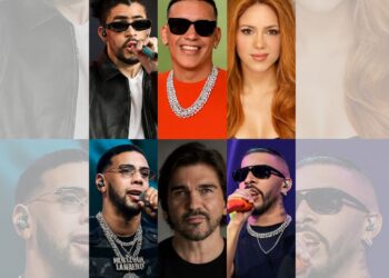 Bad Bunny, Daddy Yankee, Shakira, J Balvin y Juanes lideran escena de la música latina