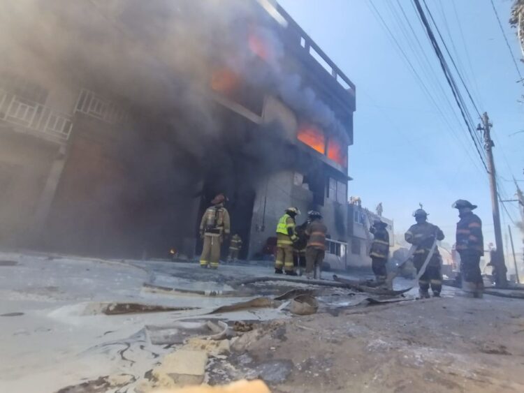 incendio fábrica