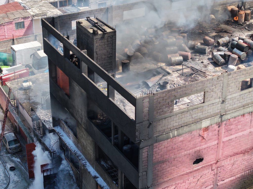incendio fábrica