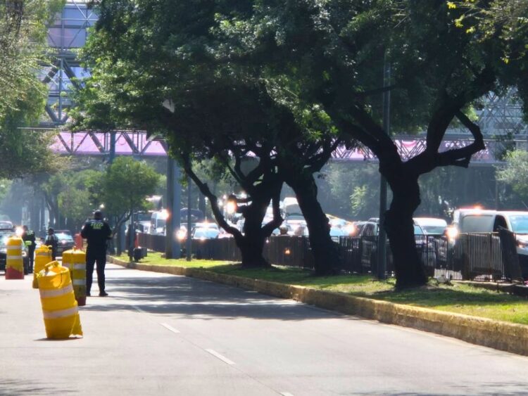 Fórmula 1 Gran Premio de México. Bloqueos en calles aledañas. AMEXI