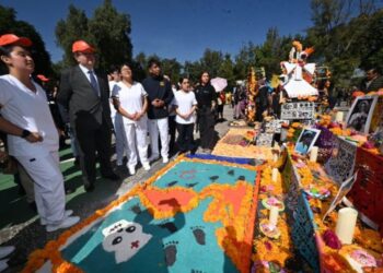 Inauguran Megaofrenda 2025 de la UNAM. AMEXI Foto Cortesía UNAM