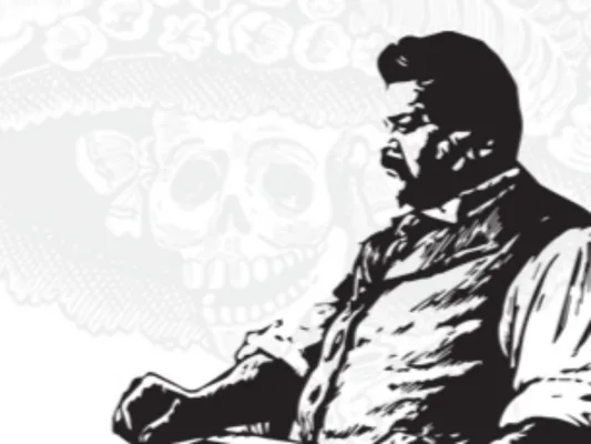 José Guadalupe Posada. Su obra más popular es la “Calavera Garbancera”, que hace referencia a la gente que vendía garbanza; aquella que teniendo sangre indígena pretendía ser europea y renegaba de su propia raza, herencia y cultura. | AMEXI/FOTO: SRE