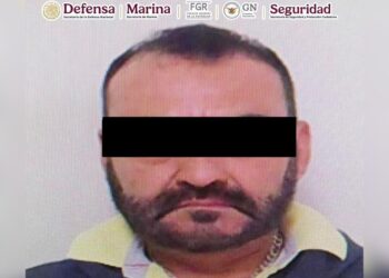 José Luis Delgadillo López, alias “Don José”, vinculada con la organización criminal Cabrera Sarabia, de la facción de Los Mayos, fue detenido en Durango. AMEXI Foto Gabinete de seguridad