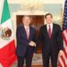 Juan Ramón de la Fuente sostuvo una reunión con el secretario de Estado de Estados Unidos, Marco Rubio, Washington. En materia de