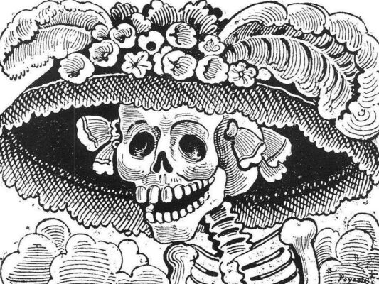 La Catrina nació como una crítica de José Guadalupe Posada al clasismo del México | AMEXI/FOTO: RRSS