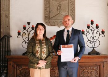 Morelos, 31 de octubre, 2025. La Gobernadora de Morelos designó a Édgar Maldonado nuevo secretario de Gobierno. AMEXI / FOTO: @margarita_gs