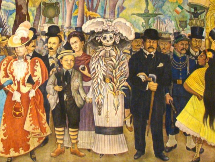 La Catrina fue transformada por Diego Rivera en un ícono nacional. | AMEXI/FOTO: RRSS