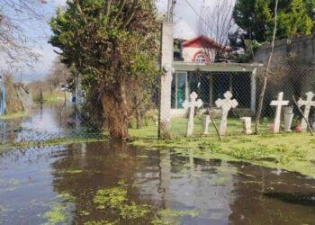 Desbordamiento del Lerma en San Miguel. AMEXI