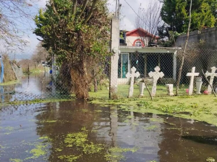 Desbordamiento del Lerma en San Miguel. AMEXI
