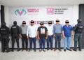 Los funcionarios del Cobach Chiapas detenidos por extorsión agravada. AMEXI
