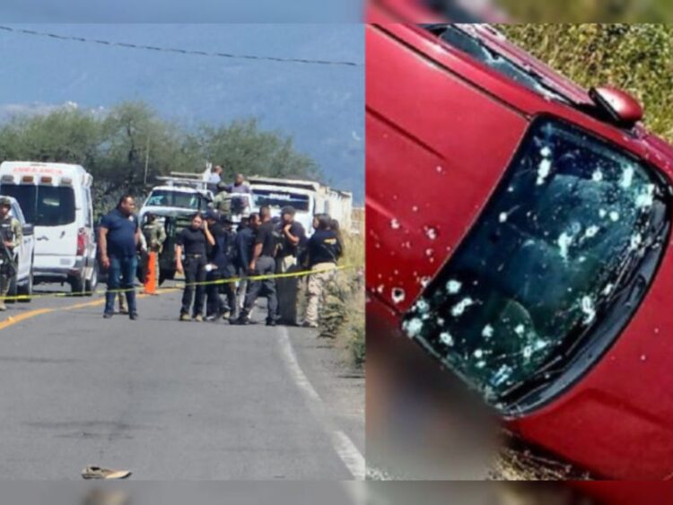 Nuevo asesinato contra mando policiaco en Michoacán. Más de 50 proyectiles contra su vehículo. AMEXI