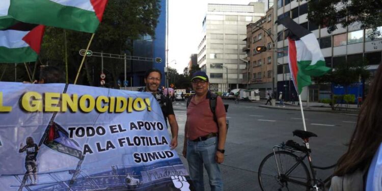 Marcha pro-Palestina en la CDMX, exigen un alto al fuego en Gaza