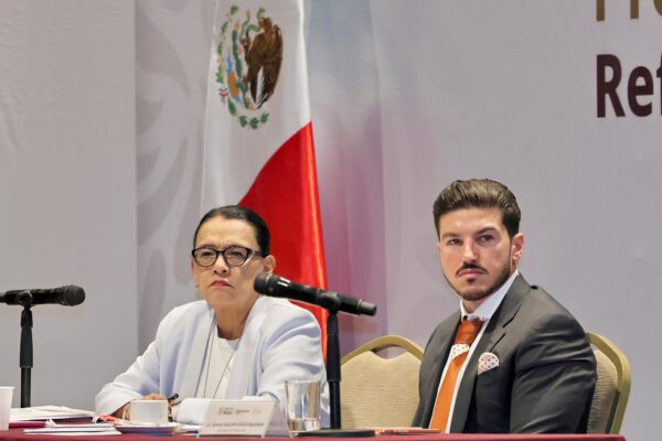 Nuevo León. 23 de octubre, 2025. México vive un momento histórico en torno a la reforma electoral. AMEXI / FOTO: cortesia @rosaicela_