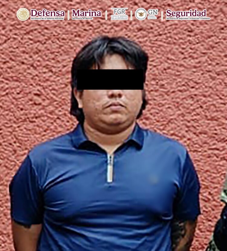 El Gabinete de Seguridad destacó que Jhon Mario "N" fue detendio en Buenavista, Michoacán tras un operativo de Fuerzas Federales.