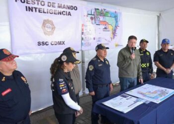 Operativo de seguridad para el GP Fórmula 1 de la CDMX. AMEXI