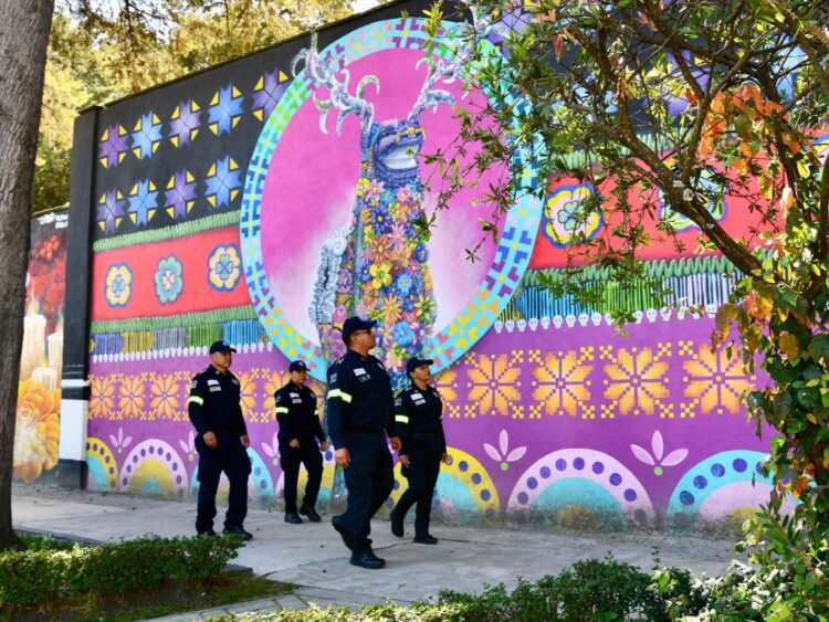 Operativo especial por Día de Muertos en los 125 municipios del Edomex. AMEXI Foto SEcretaría de Seguridad del Edomex