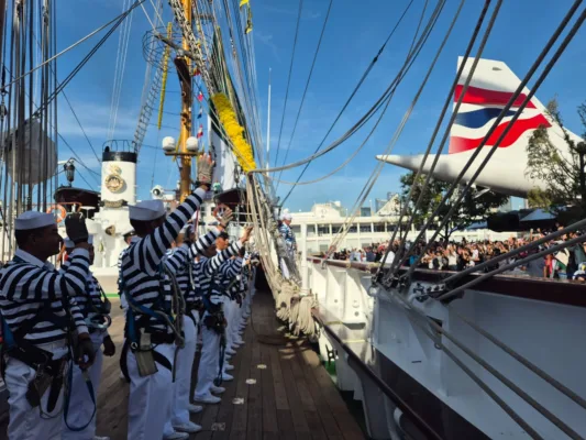 La embarcación visitará los puertos mexicanos de Cozumel, Progreso y Veracruz, donde concluirá su travesía el próximo 23 de noviembre