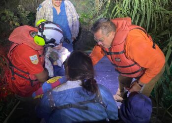 El Grupo Beta informó que la familia guatemalteca llevaba tres días desaparecida y se ubicó en las márgenes del Río Bravo.