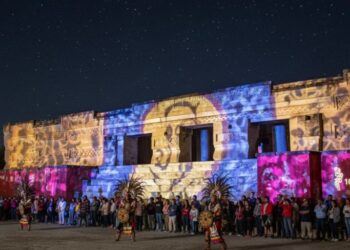 Por primera vez habrá luz y sonido en la zona arqueológica de Villa de Mitla, Oaxaca