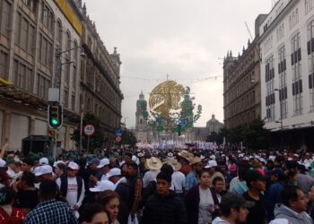 México, 5 oct. Primer Informe de Claudia Sheinbaum, desde la avenida 20 de Noviembre. AMEXI/FOTO: Iván Cortés