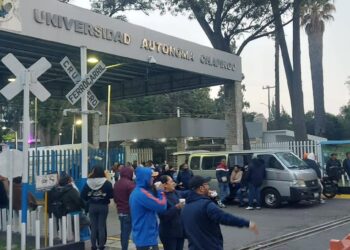 Paro de trabajadores del comedor de la Universidad Autónoma de Chapingo, AMEXI