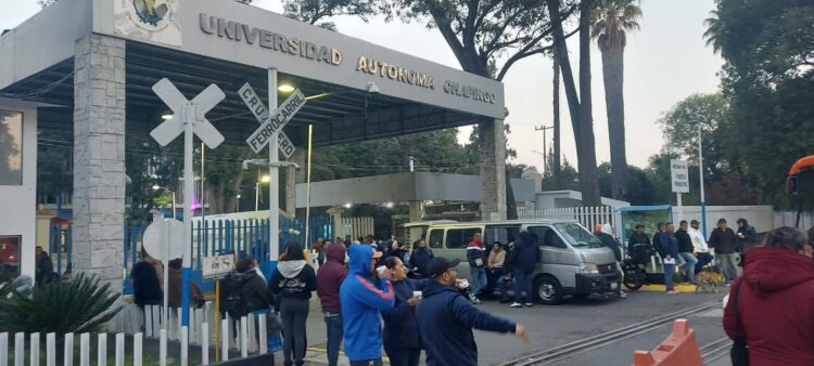 Paro de trabajadores del comedor de la Universidad Autónoma de Chapingo, AMEXI