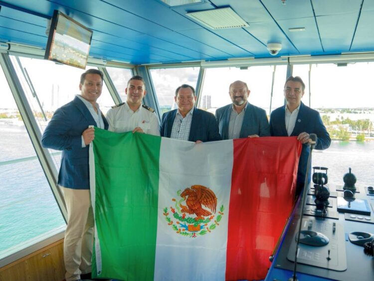 Recibe al gobernador de Yucatán la Asociación de Cruceros de Florida y el Caribe. Interés por productos yucatecos en cruceros. AMEXI