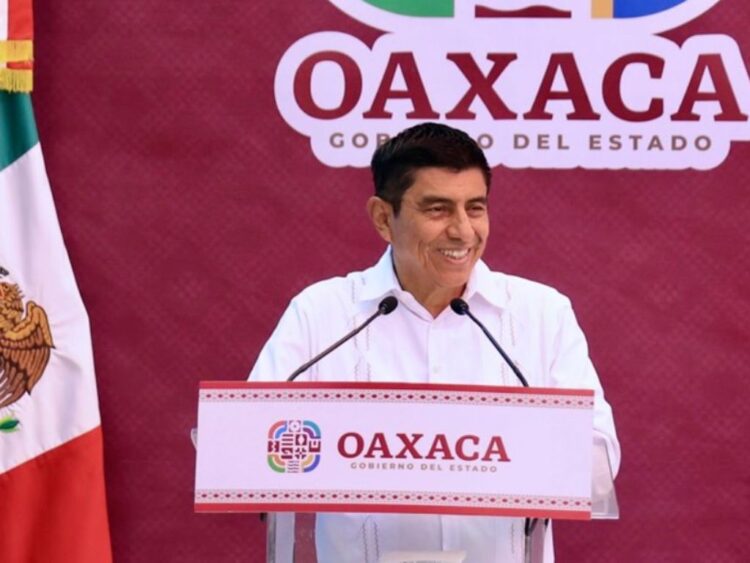 Salomón Jara. El gobierno de Oaxaca respalda la propuesta de Ley General contra la Extorsión. AMEXI Gobierno de Oaxaca.