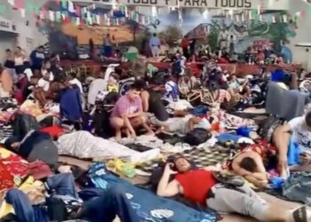 Se fragmenta la caravana migrante en Chiapas. AMEXI