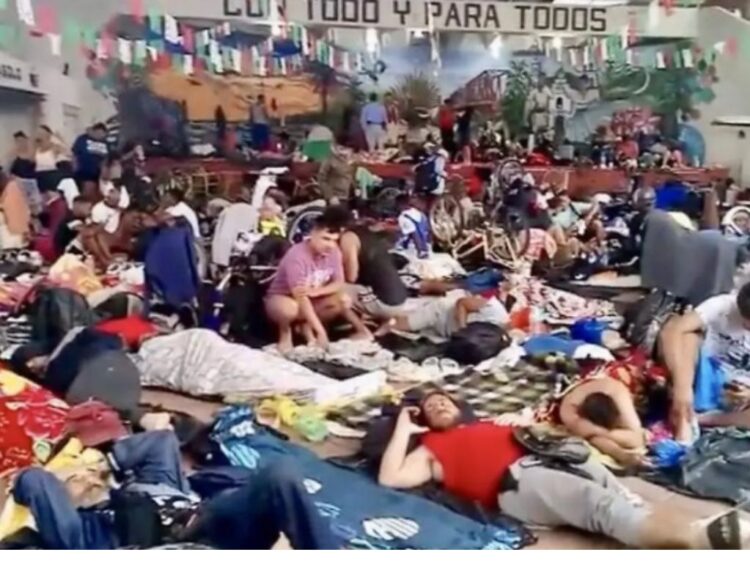 Se fragmenta la caravana migrante en Chiapas. AMEXI