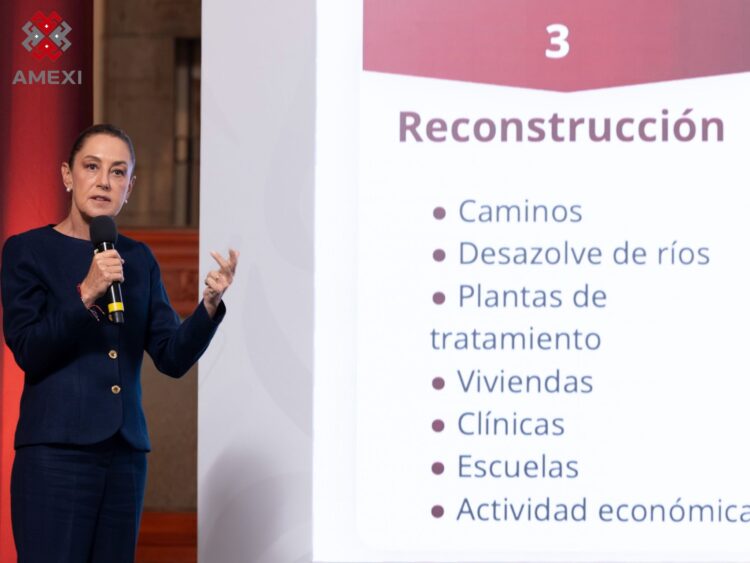 Sheinbaum presenta Plan de Recuperación tras lluvias en la Huasteca