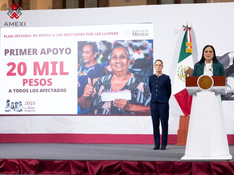 Sheinbaum presenta Plan de Recuperación tras lluvias en la Huasteca