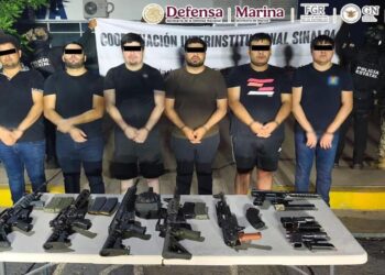 El Gabinete de Seguridad destacó que en total fueron detenidas seis personas en el operativo federal en Culiacán, Sinaloa.