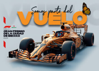 Ciudad de México, 25 de octubre, 2025. Somos parte del Vuelo, iniciativa del Gran Premio de la Ciudad de México. AMEXI / FOTO: Redes Sociales