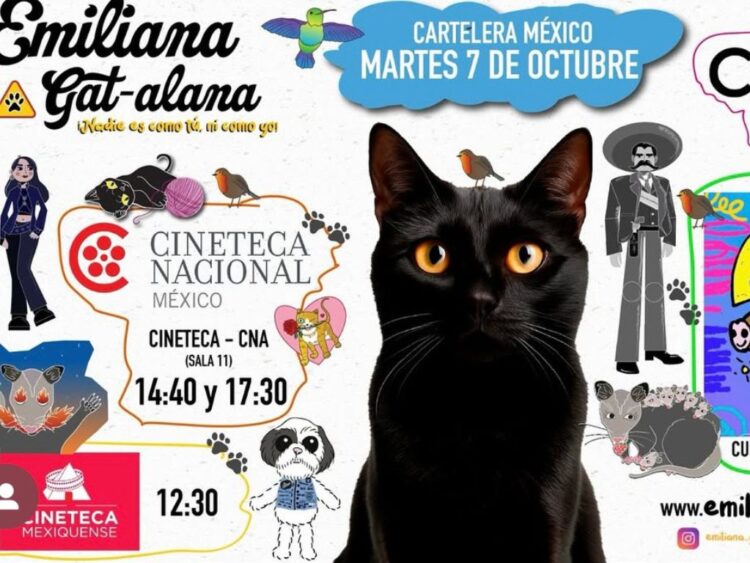 El documental Emiliana Gat-alana llega a la FIL Niños 2025.