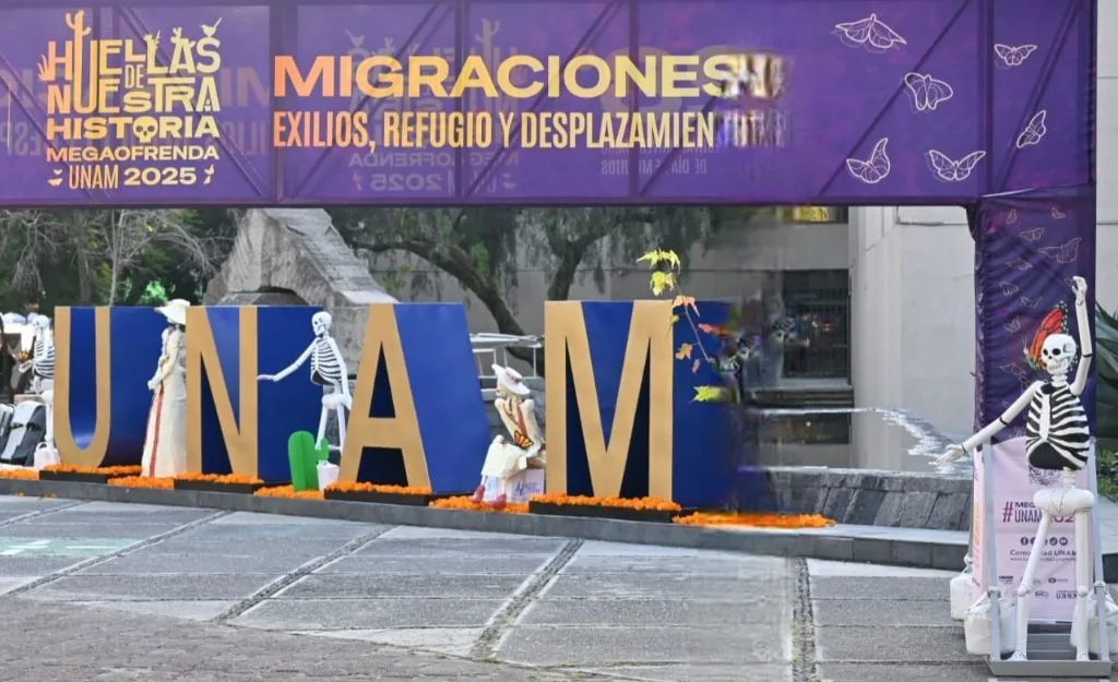 UNAM Megaofrenda 2025. AMEXI Foto UNAM