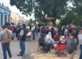 Oaxaca, 27 de octubre, 2025. Vuelve la CNTE a colapsar la ciudad de Oaxaca. AMEXI / FOTO: Oscar Rodríguez