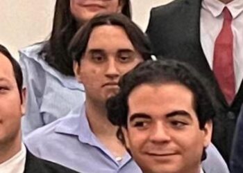 Jesús Ernesto López Gutiérrez, hijo de AMLO, participó en Parlamento Juvenil en Senado