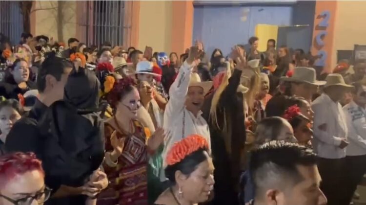 calenda de muertos en Oaxaca
